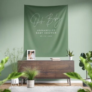 Babyduschskript moderne schlanke, elegante Invik Wandteppich