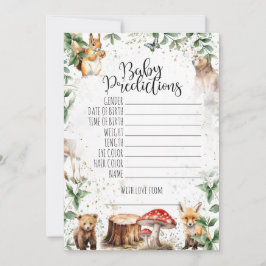 Babyduschspiele - Kinderprognosen Einladung