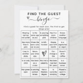 Babyduschspielerin findet die Gästebuchkarte Einladung (Vorderseite)