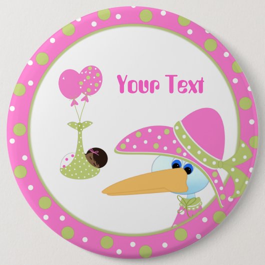 Babyduschtaste Button (Vorderseite)