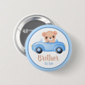 Babyduschtaste für Bärenjunge Button (Vorne & Hinten)