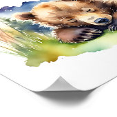 Babyduschtenschild Poster (Ecke)