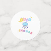 Babyduschtisch Confetti Konfetti (Klein Vorderseite)