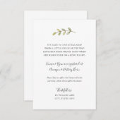 Babyduschvorrichtung Begleitkarte (Vorne/Hinten)