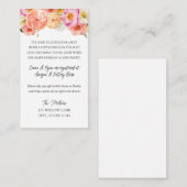 Babyduschvorrichtung Begleitkarte (Vorne/Hinten)