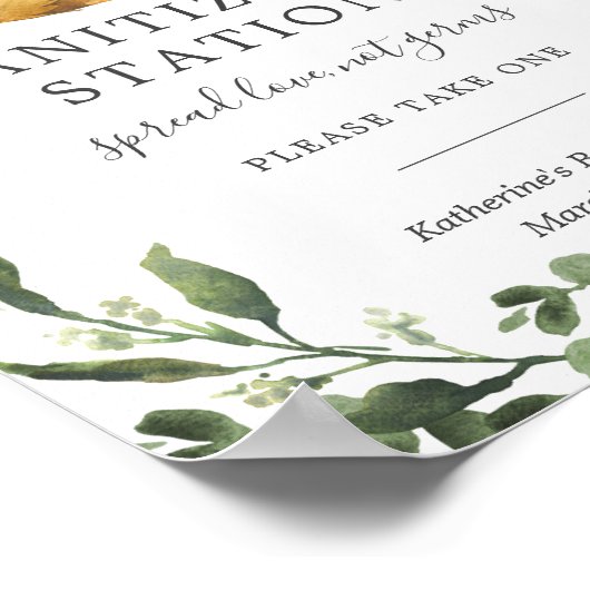 Babyduschvorrichtung für zwei Steckplätze Poster (Ecke)