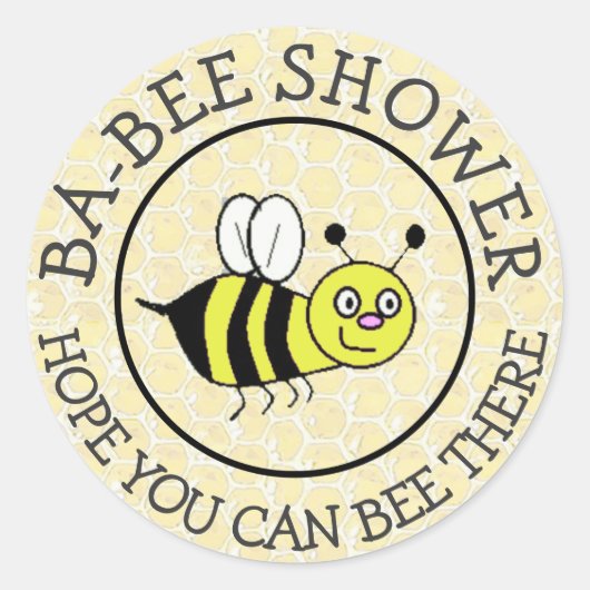 Babyduschvorrichtung Runder Aufkleber (Vorderseite)