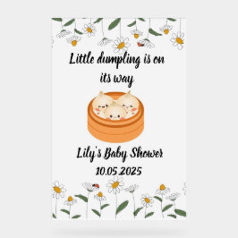 Babyduschzeichen aus Plexiglas Acrylschild