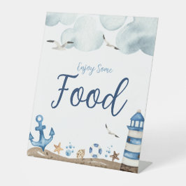 Babyduschzeichen für Nautic Food Sockelschild