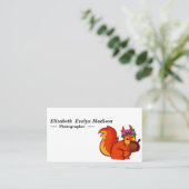 Babyeichhörnchen 568 visitenkarte (Stehend Vorderseite)