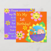 Babyeinladung Einladung (Vorne/Hinten)