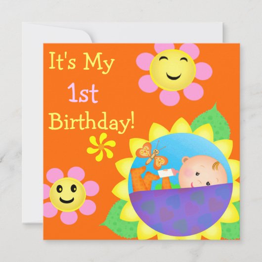 Babyeinladung Einladung (Vorderseite)