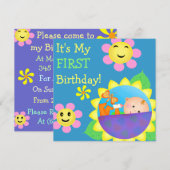 Babyeinladung Einladung (Vorne/Hinten)