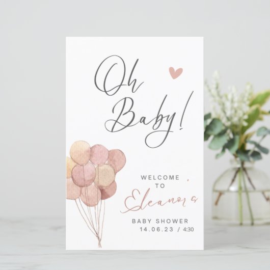 Babyeinladungen (Stehend Vorderseite)