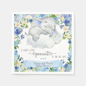 Babyelefant & Cloud Baby Duschnapkins. Serviette (Vorderseite)