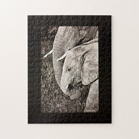 Babyelefant Puzzle (Vertikal)