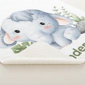 Babyelefant-Sherpa-Decke für Baby werfen Sherpadecke (3/4)