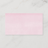 Babyelefant über den Mondbilliardkarten Begleitkarte (Rückseite)