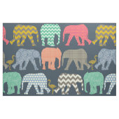 Babyelefanten und -flamingos stoff (Fat Quarter (45,7 x 55,9 cm))