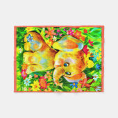 Babyelefarddruck Fleecedecke (Vorderseite (Horizontal))