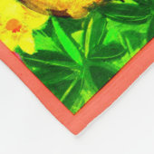 Babyelefarddruck Fleecedecke (Ecke)