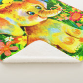 Babyelefarddruck Sherpadecke (3/4)