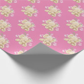 Babyelephon in Blume Geschenkpapier (Ecke)