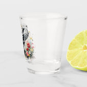 Babyelephon mit Rose Schnapsglas (Rechts)