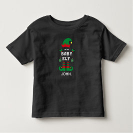 Babyelfamilie passend Weihnachtsoutfit Name bab Kleinkind T-shirt