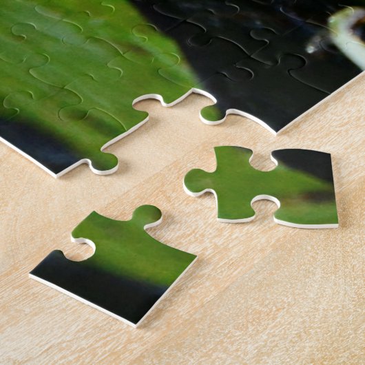 Babyente auf Lily Pad Puzzle (Seite)