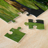 Babyente auf Lily Pad Puzzle (Seite)