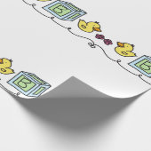 Babyente Geschenkpapier (Ecke)