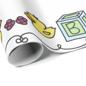 Babyente Geschenkpapier (Rolleneckpunkt)