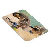 Babyenten schauen sich was an? magnet (Rechte Seite)