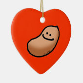 Babyerdnuß Keramikornament (Rechts)