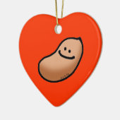 Babyerdnuß Keramikornament (Links)