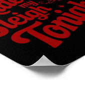 Babyfahrt My Sleigh Funny Santa Adult Xmas Spaß D Poster (Ecke)