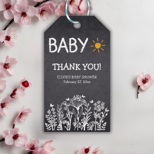 Babyfeder mit Kopfbrett Zeichnend Kinderdusche Geschenkanhänger