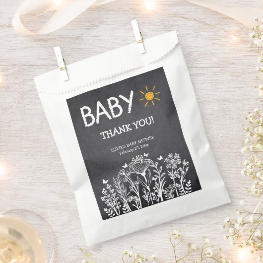 Babyfeder mit Kopfbrett Zeichnend Kinderdusche Geschenktütchen (Ausgeschnitten)