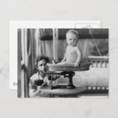 Babyfett, 1912 postkarte (Vorne/Hinten)