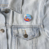 Babyfibel - Bär in einem Boot auf dem Meer Button (Beispiel)