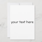 Babyflasche: Du bist zu einer Babydusche eingelade Einladung (Rückseite)