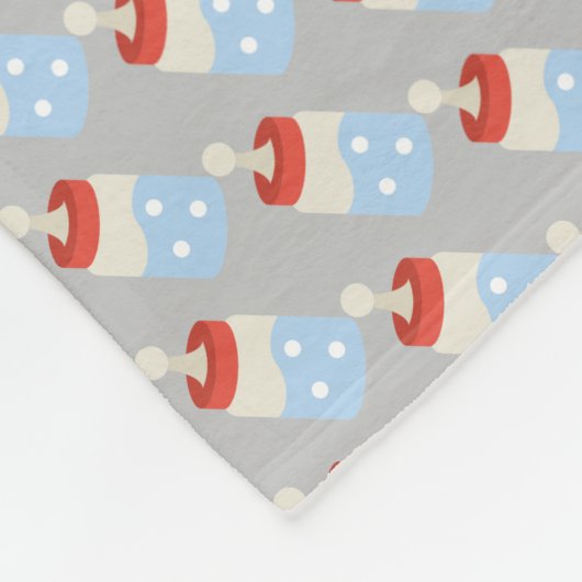 Babyflasche Fleecedecke (Ecke)