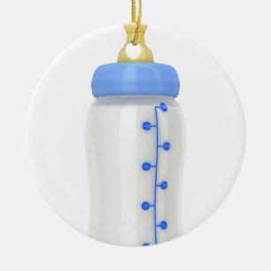 Babyflasche Keramik Ornament