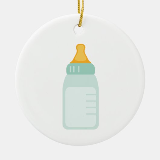 Babyflasche Keramik Ornament (Vorne)