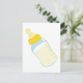 Babyflasche Postkarte (Stehend Vorderseite)