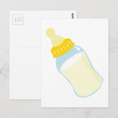 Babyflasche Postkarte (Vorne/Hinten)