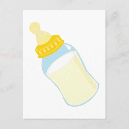 Babyflasche Postkarte (Vorderseite)
