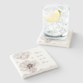 Babyflasche Steinuntersetzer (Seitenansicht)