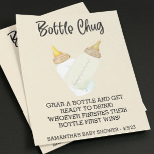 Babyflasche Trinkspiel Dusche Schluck Spiel